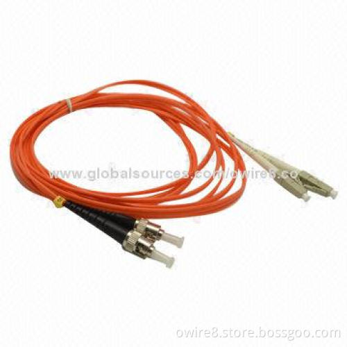 LC/ST Fiber-optic Patch Cable, Simplex and Duplex Available